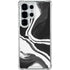 Black Marble Ink Galaxy S25 Ultra Clear Case